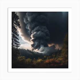 California Wildfire Art Print