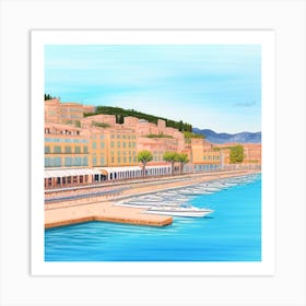 Riviera D'Azur Art Print
