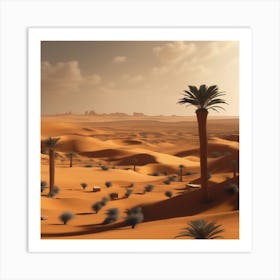 Desert - Desert Stock Videos & Royalty-Free Footage 2 Art Print