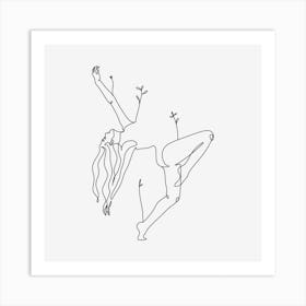 Dance Line Art Art Print