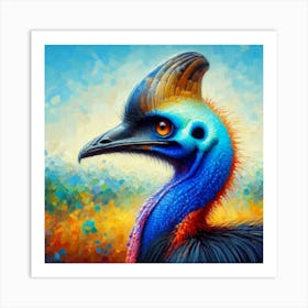 Cassowary bird 1 Art Print