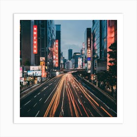 Asian Cityscape Art Print