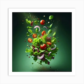 Fresh Salad Art Print