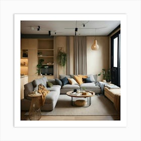 A Photo Of A Furnished Apartment 2 Art Print