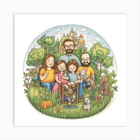 Family Portrait Art Print