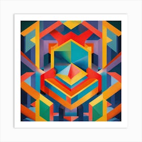 Geometric Pattern 1 Art Print