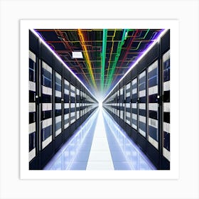 Data Center 2 Art Print