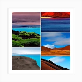 Landscapes Of The Galápagos Islands Art Print