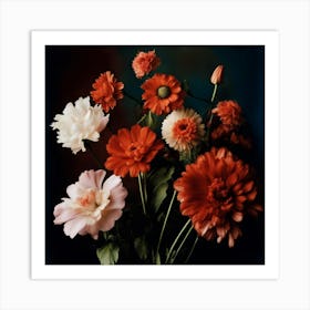 Flowers In A Vase 7 Art Print