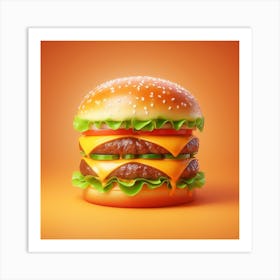 Burger8 Art Print