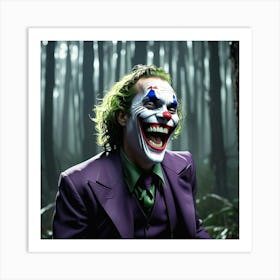 Joker In The Woods 15 Art Print