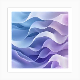 Abstract Wave Pattern 2 Art Print