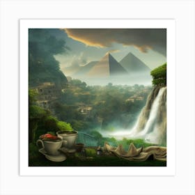 Egyptian Landscape 2 Art Print