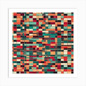 Mosaic Tile Pattern 2 Art Print