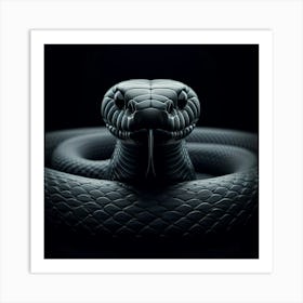 Black Cobra 3 Art Print