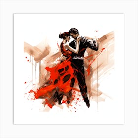 Tango Abstracts By Csaba Fikker 35 Art Print