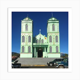 Church in Sarchi, Costa Rica Art Print