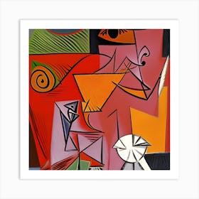 I love Picasso Art Print