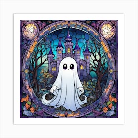 Ghost In The Castle Art Print
