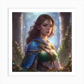 Elf Girl Art Print