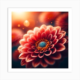 Chrysanthemum Flower Art Print