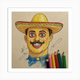 Mexican Man 1 Art Print