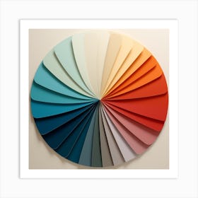 Color Wheel Art Print