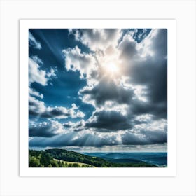 Cloudy Sky 11 Art Print