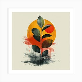 Leaves In The Sun Art Print