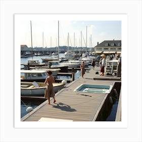 The Old Marina ~Reimagined 138 Art Print