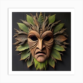 Tree Mask Art Print