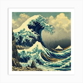 Great Wave Off Kanagawa 1 Art Print