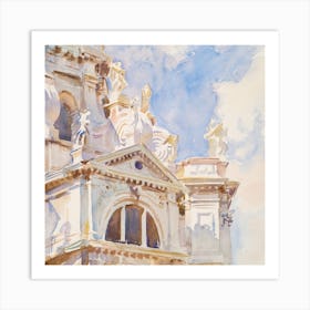 The Salute Venice Square Art Print