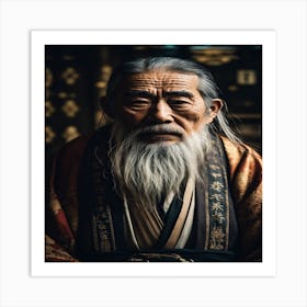 Chinese Old Man Art Print