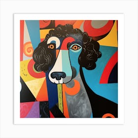 Abstract Dog 2 Art Print