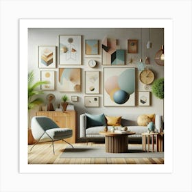 Abstract Paintings For Modern Interiors (1) Art Print