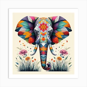 Elphant Meditatiion Art Print