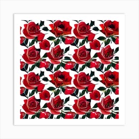 Red Roses 2 Art Print