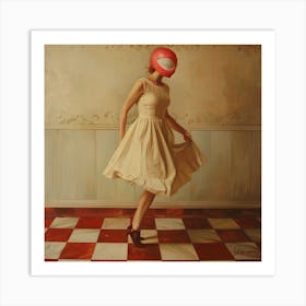 Embracing the Surreal, One Step at a Time. Art Print