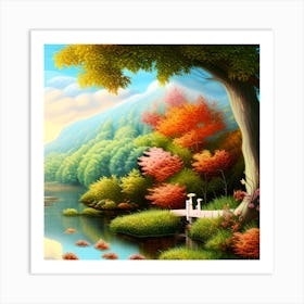 Heavenly Garden Art Print