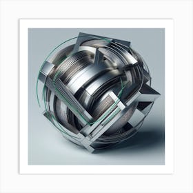 Metal, Abstract 3 Art Print