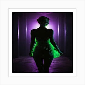 Glow In The Dark 8 Art Print