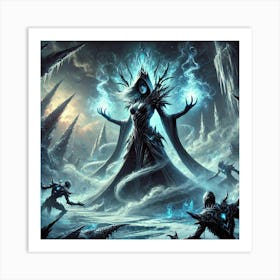 Queen Sorath Elemental Power 1 Art Print