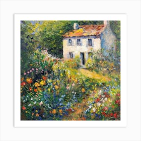 Cottage Dream Garden 3 Art Print