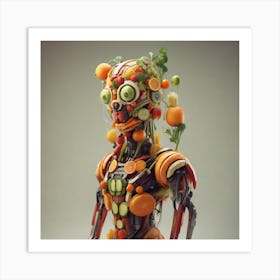 Robot of Veggies Art Print