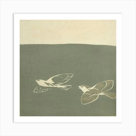 Birds In Flight 3 Art Print