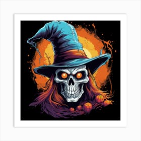 Halloween Witch Art Print