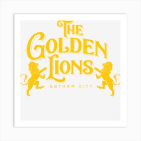 The Golden Lions Art Print