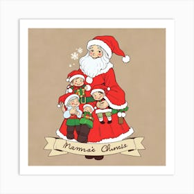 Santa Claus 2 Art Print