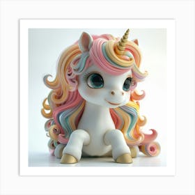 Unicorn 125 Art Print